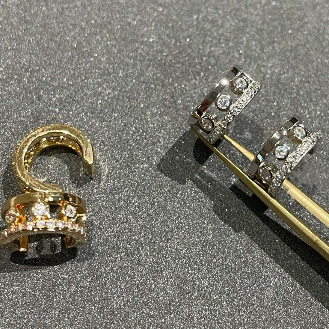 [Lume Jewels]MOVE ROMANE EARRINGS DIAMOND