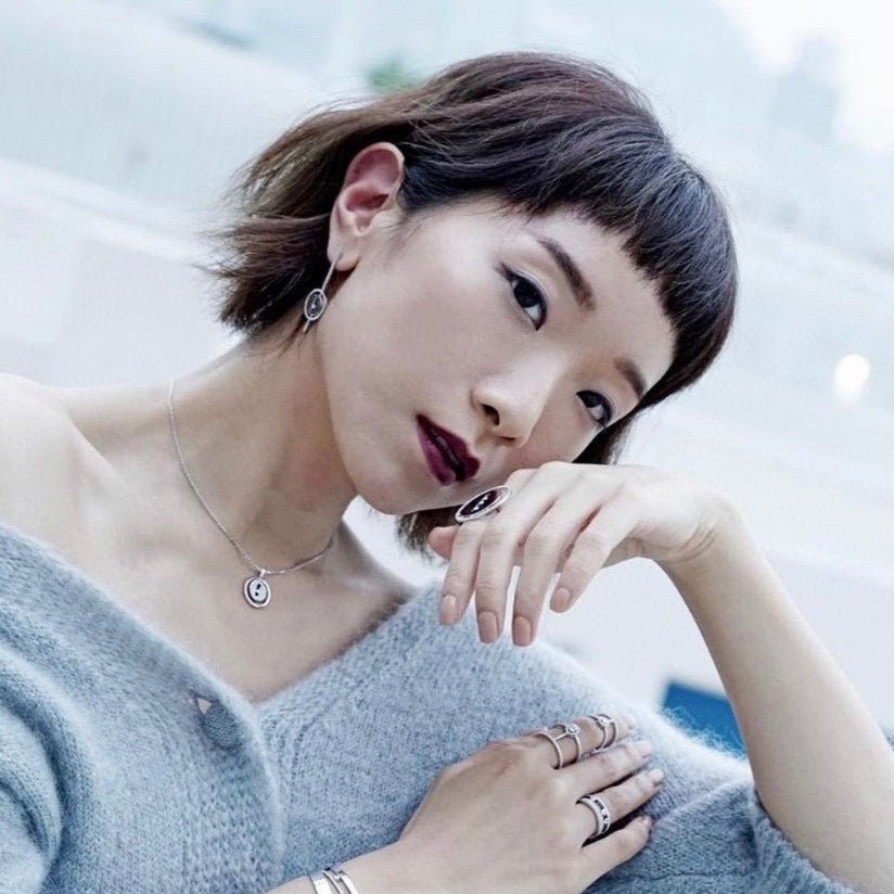 [Lume Jewels]LUCKY MOVE ARROW PINK GOLD DIAMOND EARRINGS