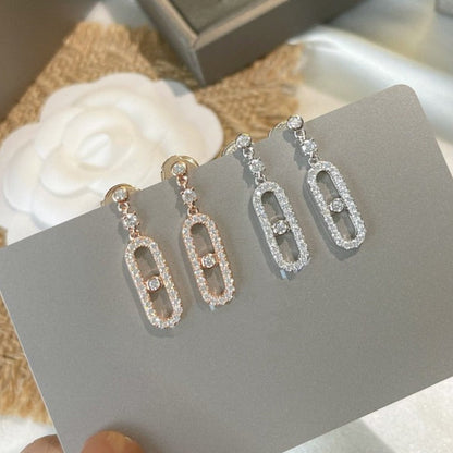 [Lume Jewels]DORMEUSES MOVE UNO DIAMOND EARRINGS