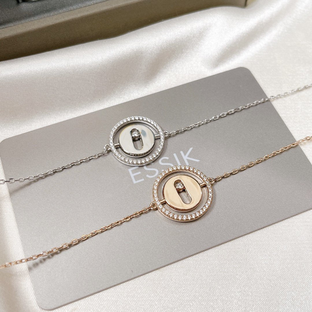 [Lume Jewels]LUCKY MOVE PAVED DIAMOND BRACELET
