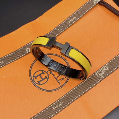 ¡®Lume Jewels¡¯CLIC HM SO BLACK YELLOW BRACELET