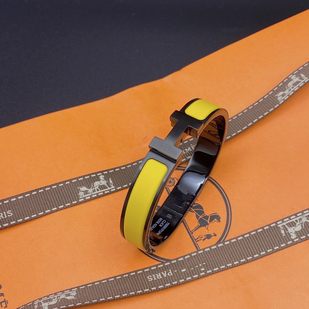 ¡®Lume Jewels¡¯CLIC HM SO BLACK YELLOW BRACELET