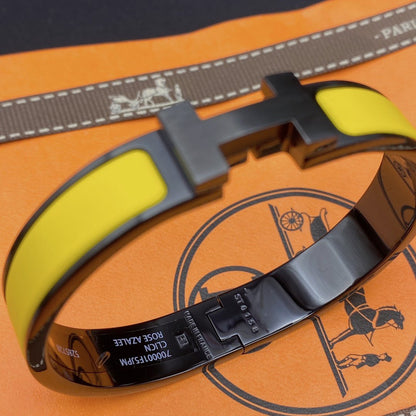 ¡®Lume Jewels¡¯CLIC HM SO BLACK YELLOW BRACELET