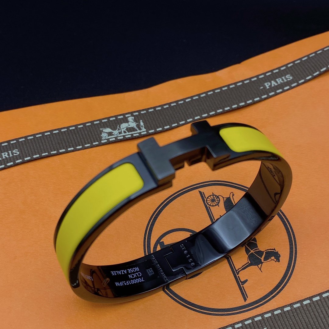 ¡®Lume Jewels¡¯CLIC HM SO BLACK YELLOW BRACELET