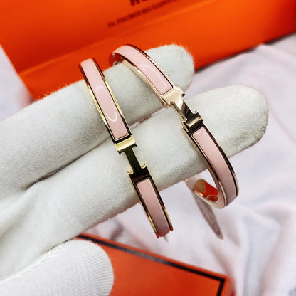 ¡®Lume Jewels¡¯CLASSIC HM CLIC  PINK 8MM ENAMEL BRACELET