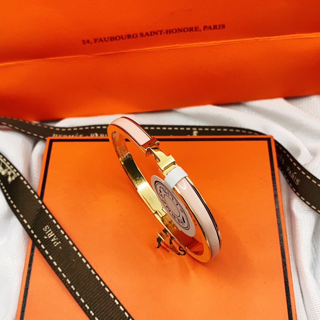 ¡®Lume Jewels¡¯CLASSIC HM CLIC  PINK 8MM ENAMEL BRACELET
