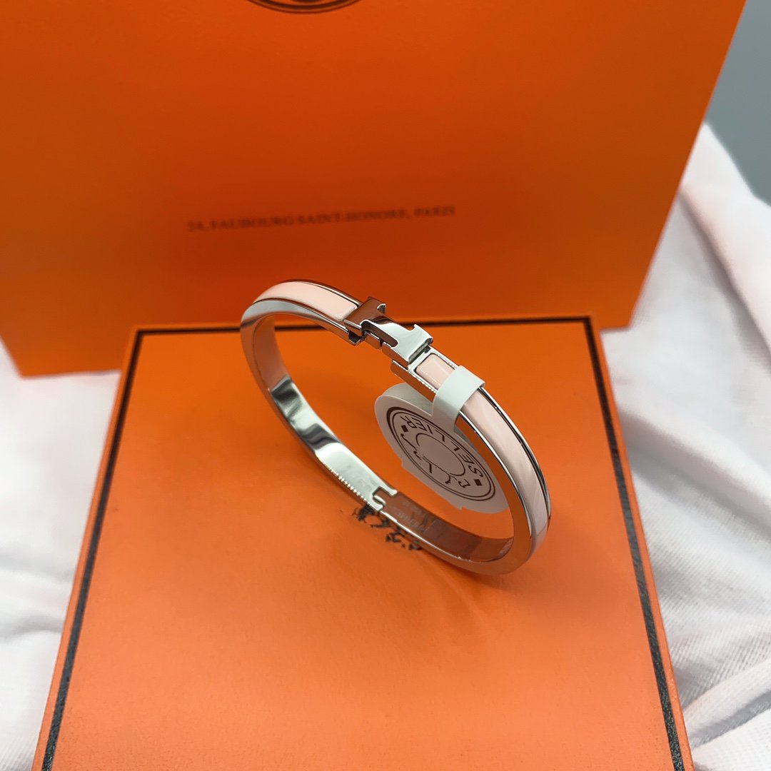 ¡®Lume Jewels¡¯CLASSIC HM CLIC  PINK 8MM ENAMEL BRACELET