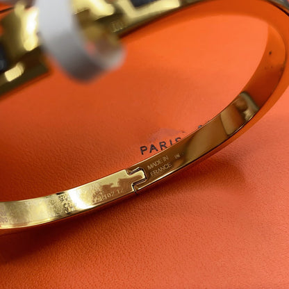 ¡®Lume Jewels¡¯CLASSIC HM CLIC BLACK 8MM ENAMEL BRACELET