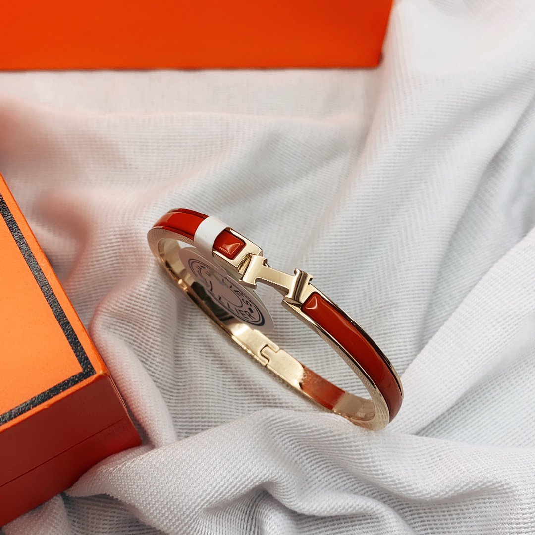 ¡®Lume Jewels¡¯CLASSIC HM CLIC RED 8MM ENAMEL BRACELET