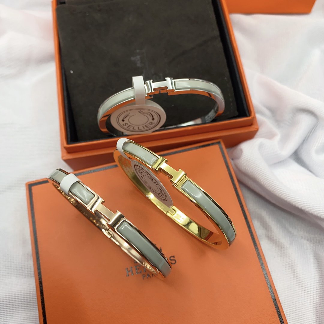 ¡®Lume Jewels¡¯CLASSIC HM CLIC GREEN 8MM ENAMEL BRACELET