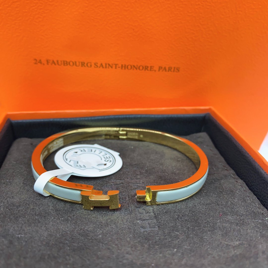 ¡®Lume Jewels¡¯CLASSIC HM CLIC GREEN 8MM ENAMEL BRACELET