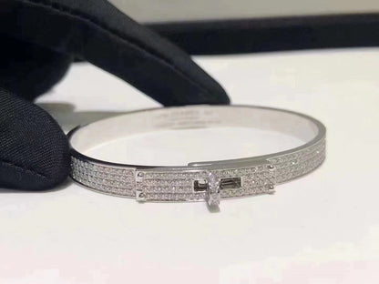 ¡®Lume Jewels¡¯HM KELLY BRACELET IN SILVER AND FULL PAVE DIAMOND