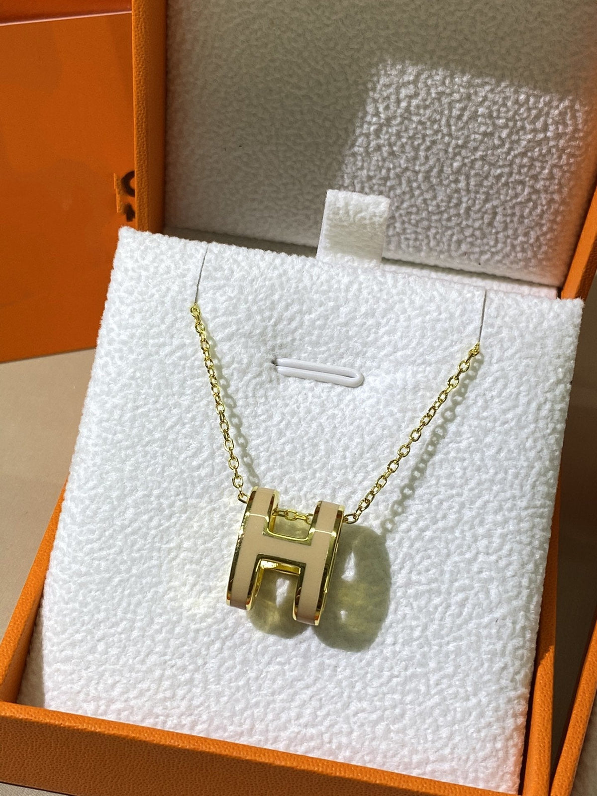 ¡®Lume Jewels¡¯HM CLIC YELLOW ENAMEL GOLD NECKLACE