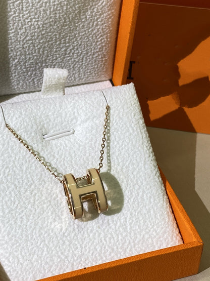 ¡®Lume Jewels¡¯HM CLIC YELLOW ENAMEL GOLD NECKLACE