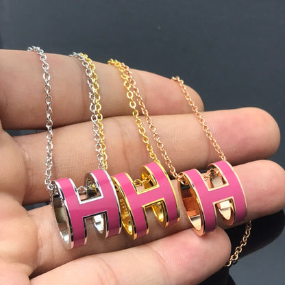 ¡®Lume Jewels¡¯H NECKLACE PINK