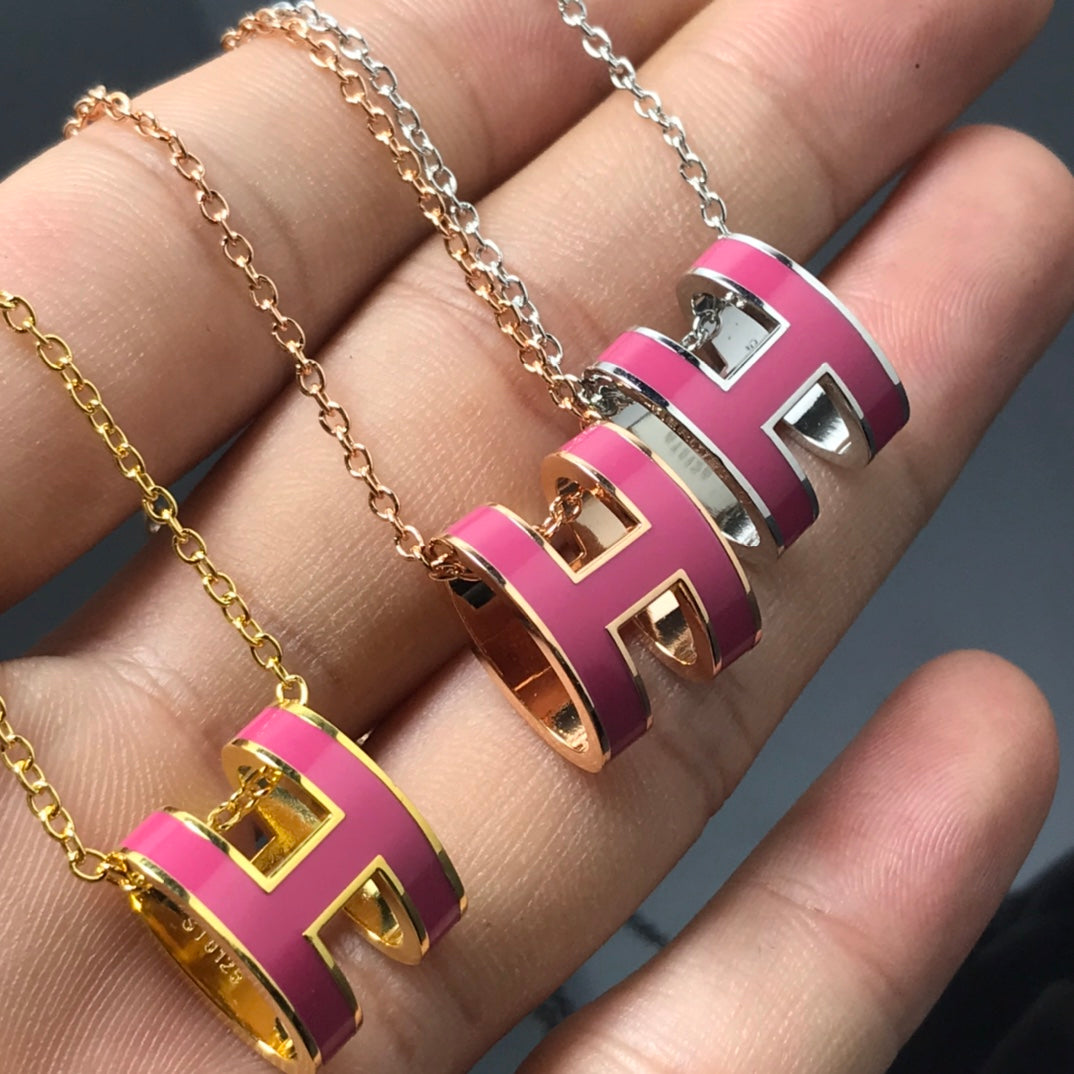 ¡®Lume Jewels¡¯H NECKLACE PINK