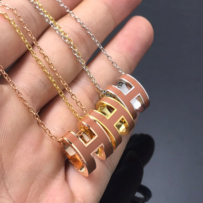 ¡®Lume Jewels¡¯H NECKLACE BROWN