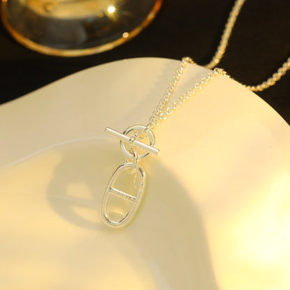 ¡®Lume Jewels¡¯HM CHAINE D'ANCRE PENDANT NECKLACE STERLING SILVER