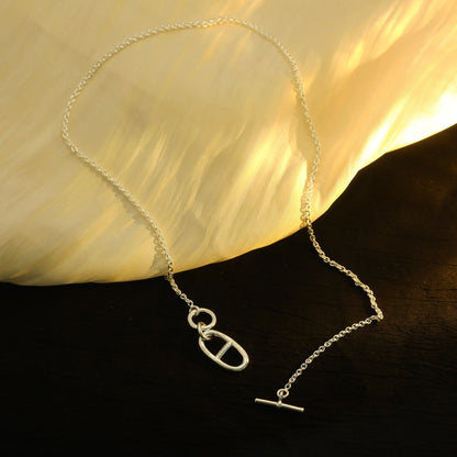 ¡®Lume Jewels¡¯HM CHAINE D'ANCRE PENDANT NECKLACE STERLING SILVER