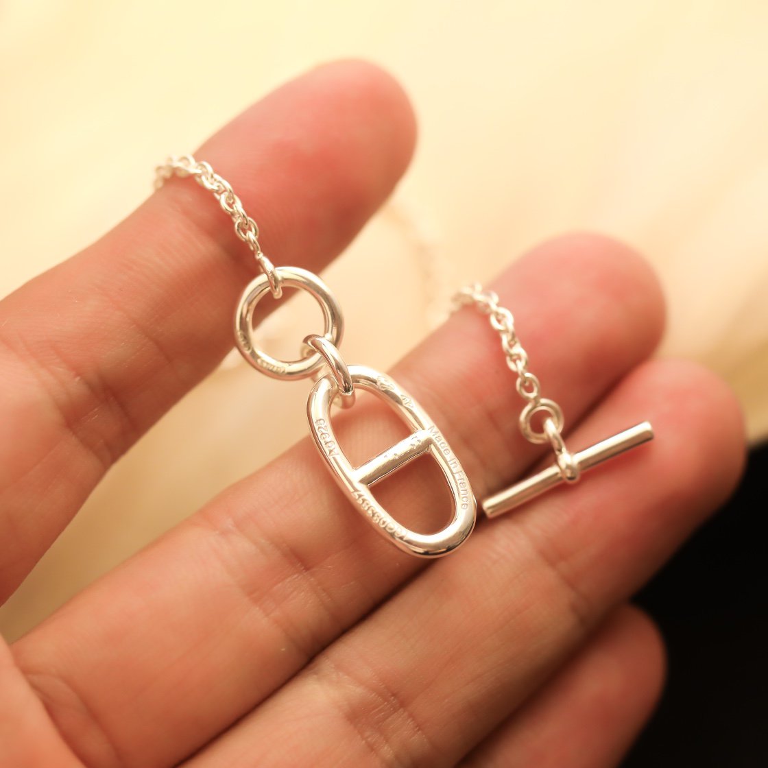¡®Lume Jewels¡¯HM CHAINE D'ANCRE PENDANT NECKLACE STERLING SILVER