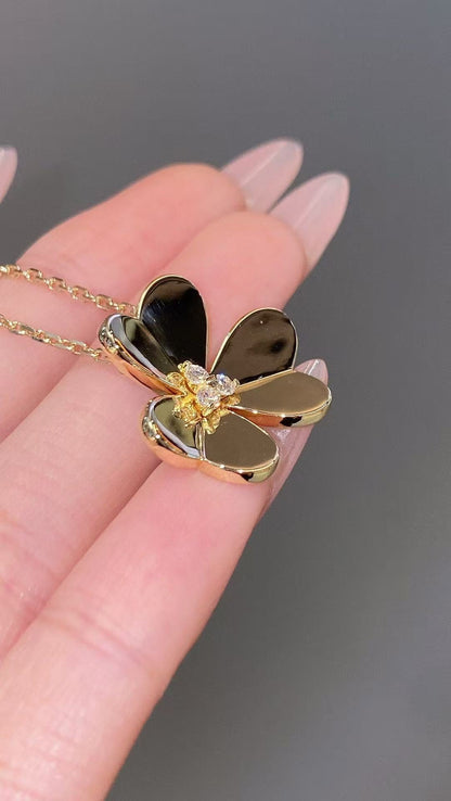 [Lume Jewels]FRIVOLE GOLD FLOWER NECKLACE2