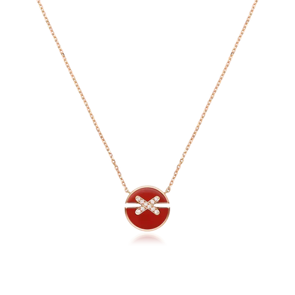 ¡®Lume Jewels¡¯JEUX DE ROSE GOLD DIAMOND NECKLACE