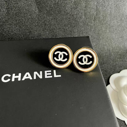[Lume Jewels]Classic Double C Stud Earrings