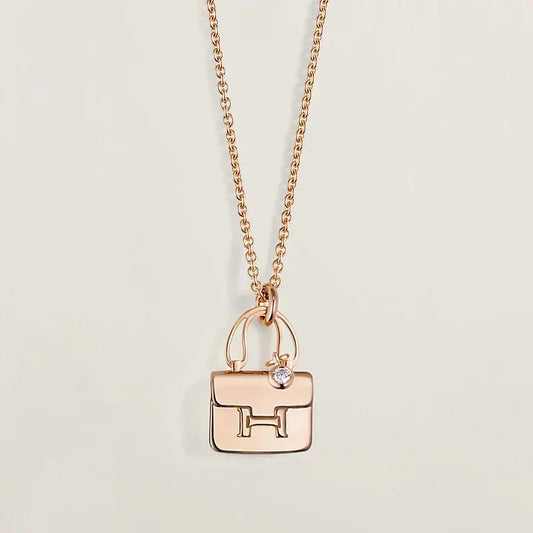¡®Lume Jewels¡¯AMULETTE PEDANT ROSE GOLD NECKLACE
