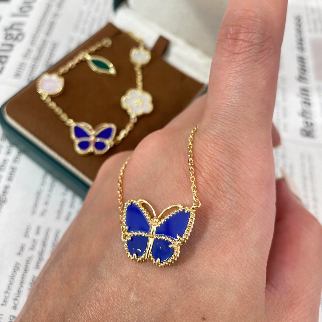 [Lume Jewels] 2026 NEW LUCKY BUTTERFLY 1 MOTIFS NECKLACE