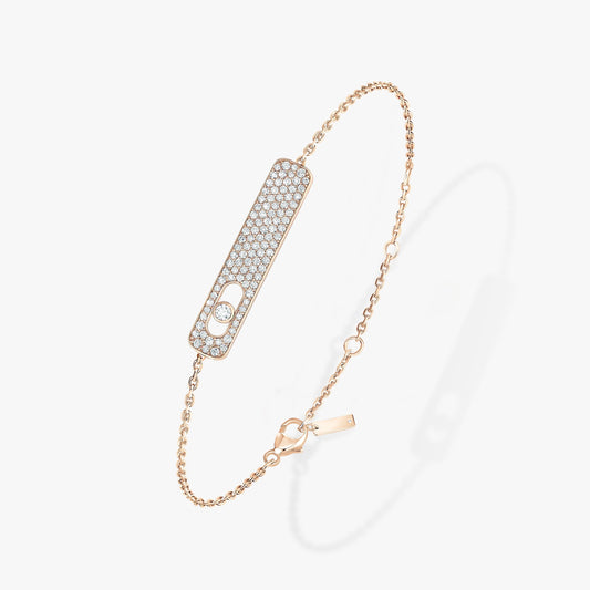 [Lume Jewels]MOVE CLASSIQUE DIAMOND PAVED BRACELET(Adjustable)