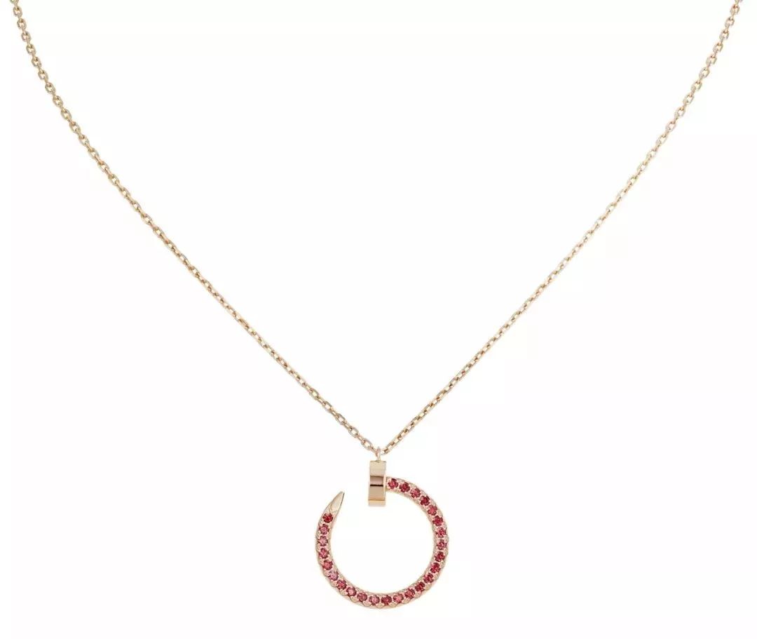 ¡®Lume Jewels¡¯JUSTE NECKLACE GOLD RED DIAMONDS