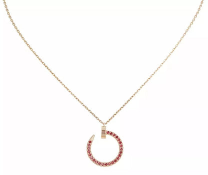 ¡®Lume Jewels¡¯JUSTE NECKLACE GOLD RED DIAMONDS