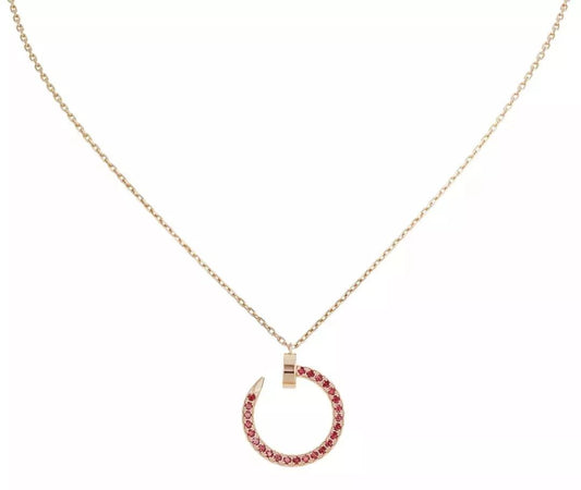 ¡®Lume Jewels¡¯JUSTE NECKLACE GOLD RED DIAMONDS
