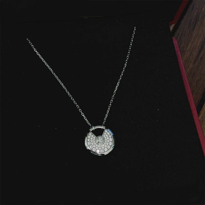 ¡®Lume Jewels¡¯AMULETTE SILVER FULL DIAMOND NECKLACE