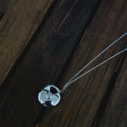 ¡®Lume Jewels¡¯AMULETTE SILVER FULL DIAMOND NECKLACE