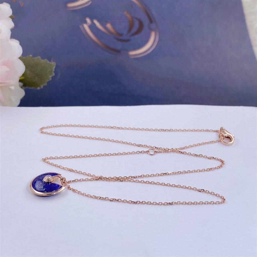 ¡®Lume Jewels¡¯AMULETTE ROSE GOLD AGATE NECKLACE