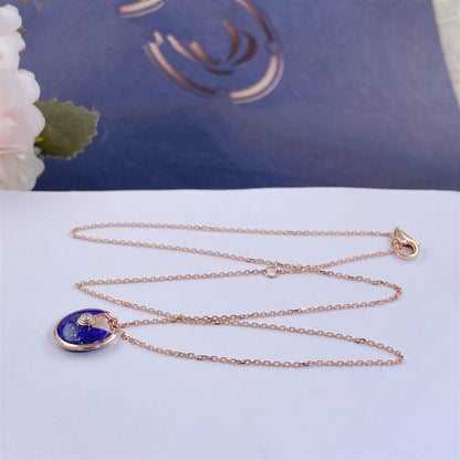 ¡®Lume Jewels¡¯AMULETTE ROSE GOLD AGATE NECKLACE