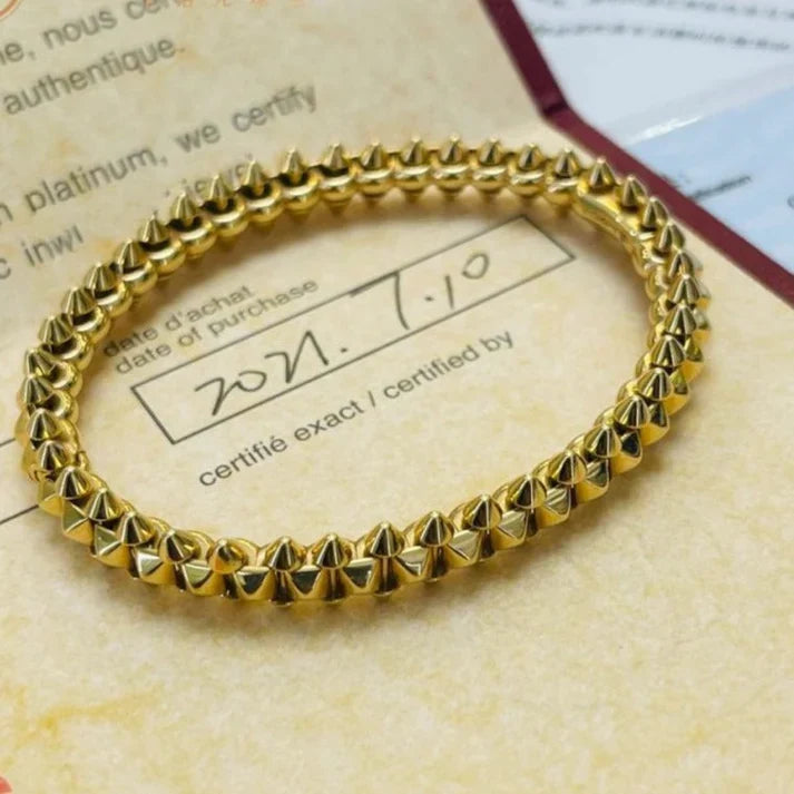 [Lume Jewels]CLASH PINK GOLD Silver   Gold  BRACELET