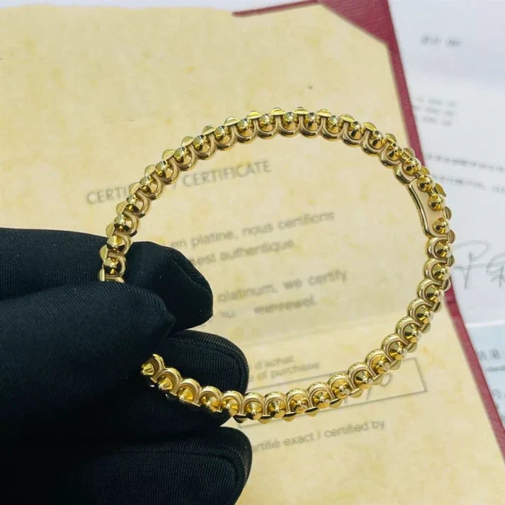 [Lume Jewels]CLASH PINK GOLD Silver   Gold  BRACELET