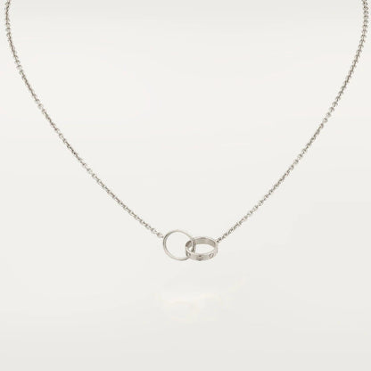 ¡®Lume Jewels¡¯LOVE NECKLACE PINK GOLD AND SILVER