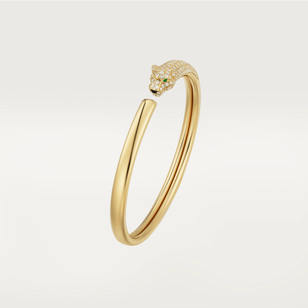 ¡®Lume Jewels¡¯PANTHERE GOLD DIAMOND OPEN BRACELET