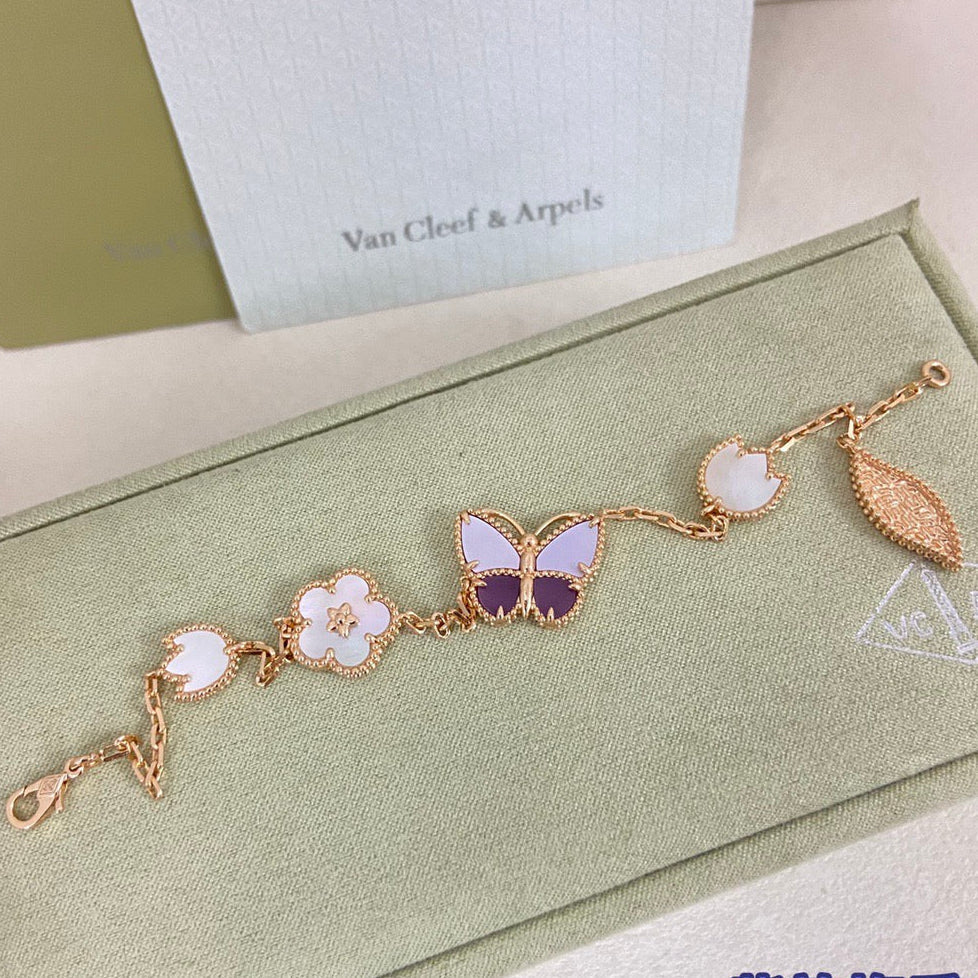 [Lume Jewels]26 NEW CLOVER LUCKY LIGHT PURPLE SET