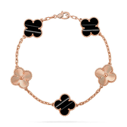 [Lume Jewels]New  CLOVER 5 MOTIF PULSAR STONE BRACELET COLLECTION