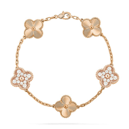[Lume Jewels]New  CLOVER 5 MOTIF LASER BRACELET COLLECTION