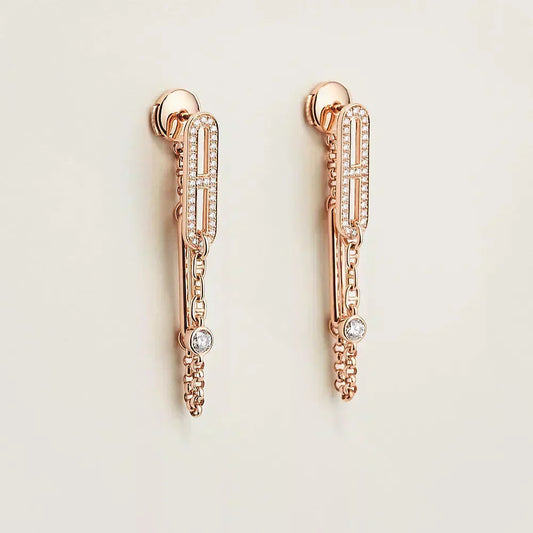 ¡®Lume Jewels¡¯CHAINE CHAOS DIAMOND DROP EARRINGS