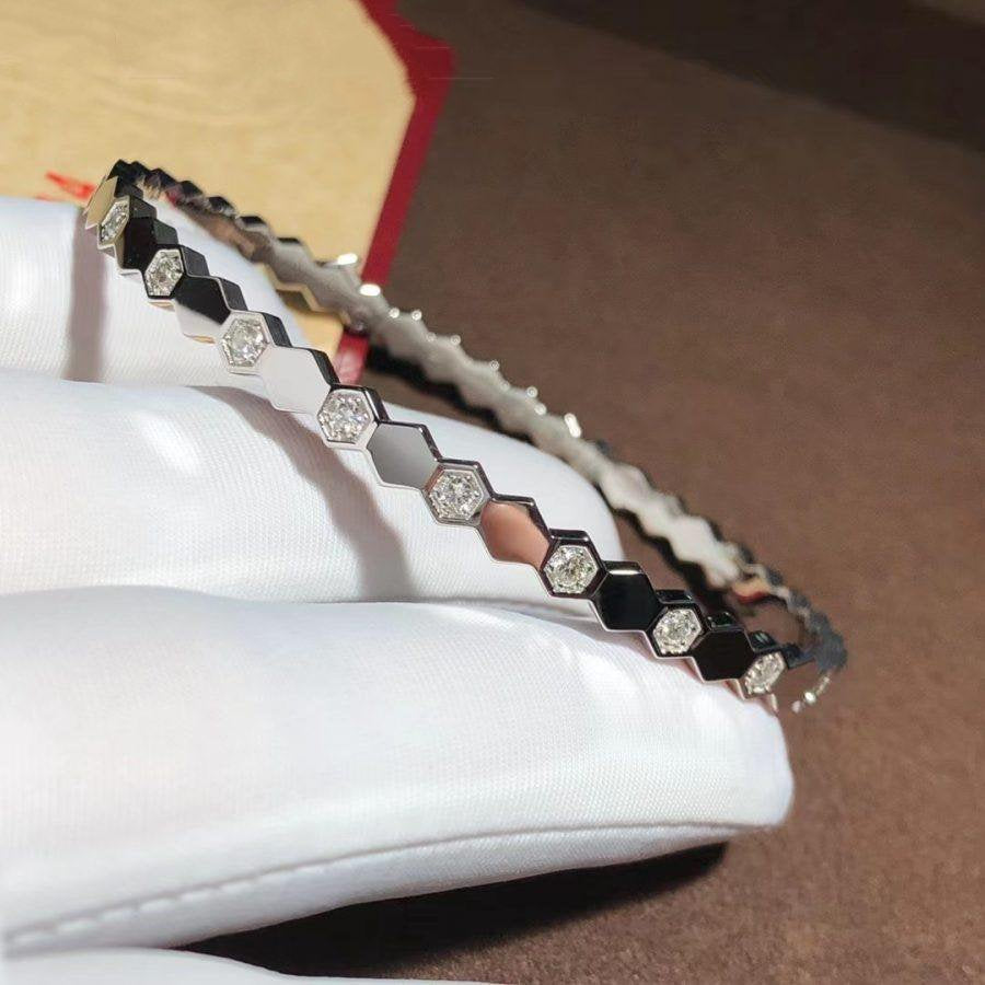 ¡®Lume Jewels¡¯BEE LOVE SILVER DIAMOND BRACELET