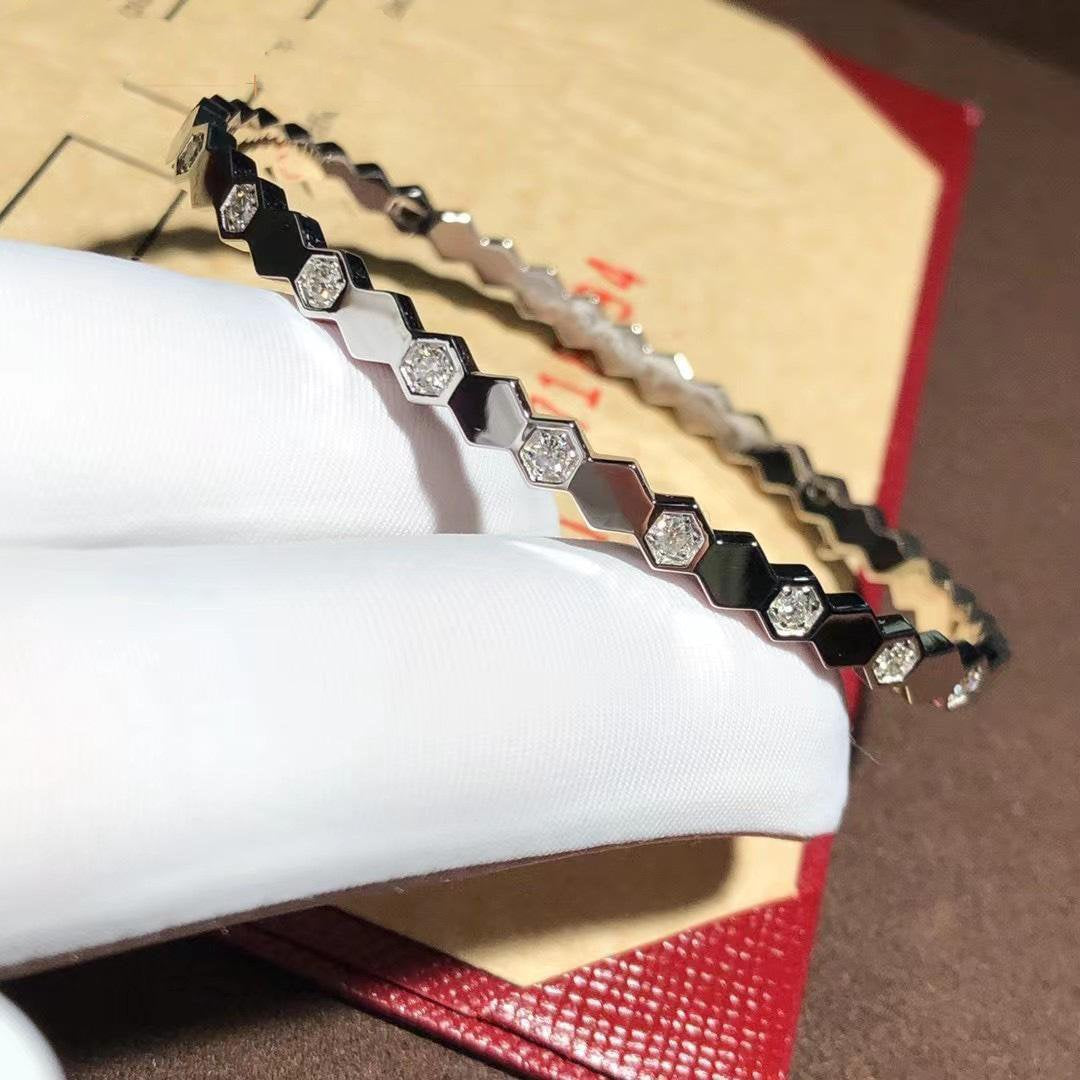¡®Lume Jewels¡¯BEE LOVE SILVER DIAMOND BRACELET