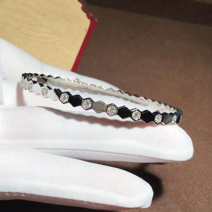 ¡®Lume Jewels¡¯BEE LOVE SILVER DIAMOND BRACELET
