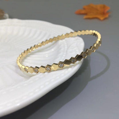 ¡®Lume Jewels¡¯BEE LOVE GOLD DIAMOND BRACELET
