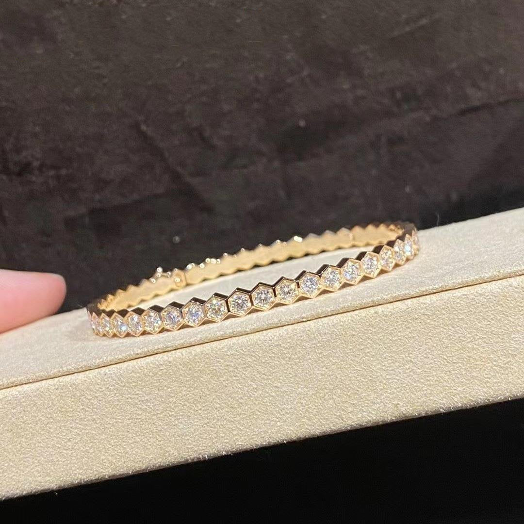 ¡®Lume Jewels¡¯BEE LOVE GOLD BRACELET FULL DIAMOND